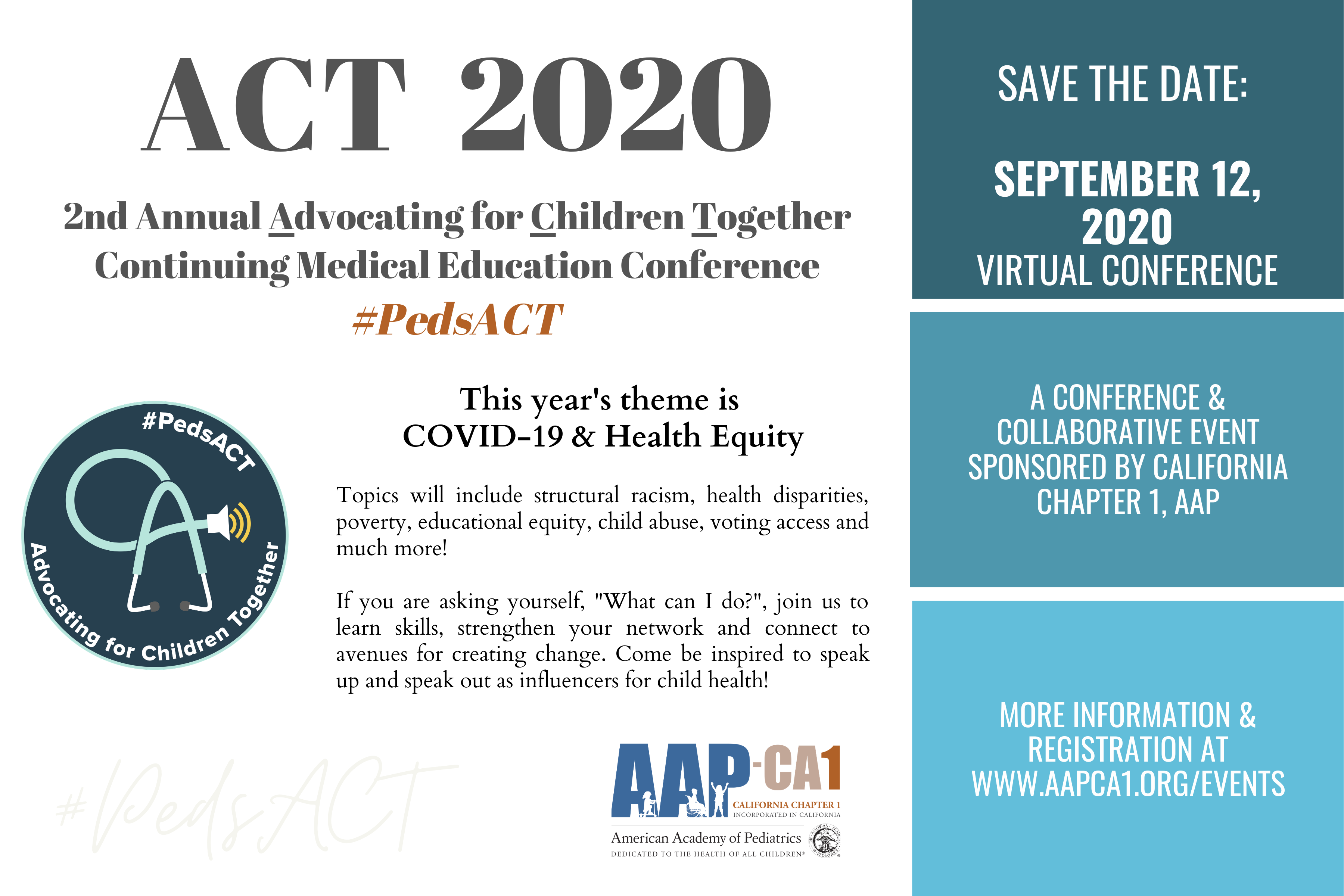 Advocating for Children Together (ACT) 2020 CME Conference American