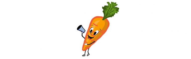 carrot w megaphone