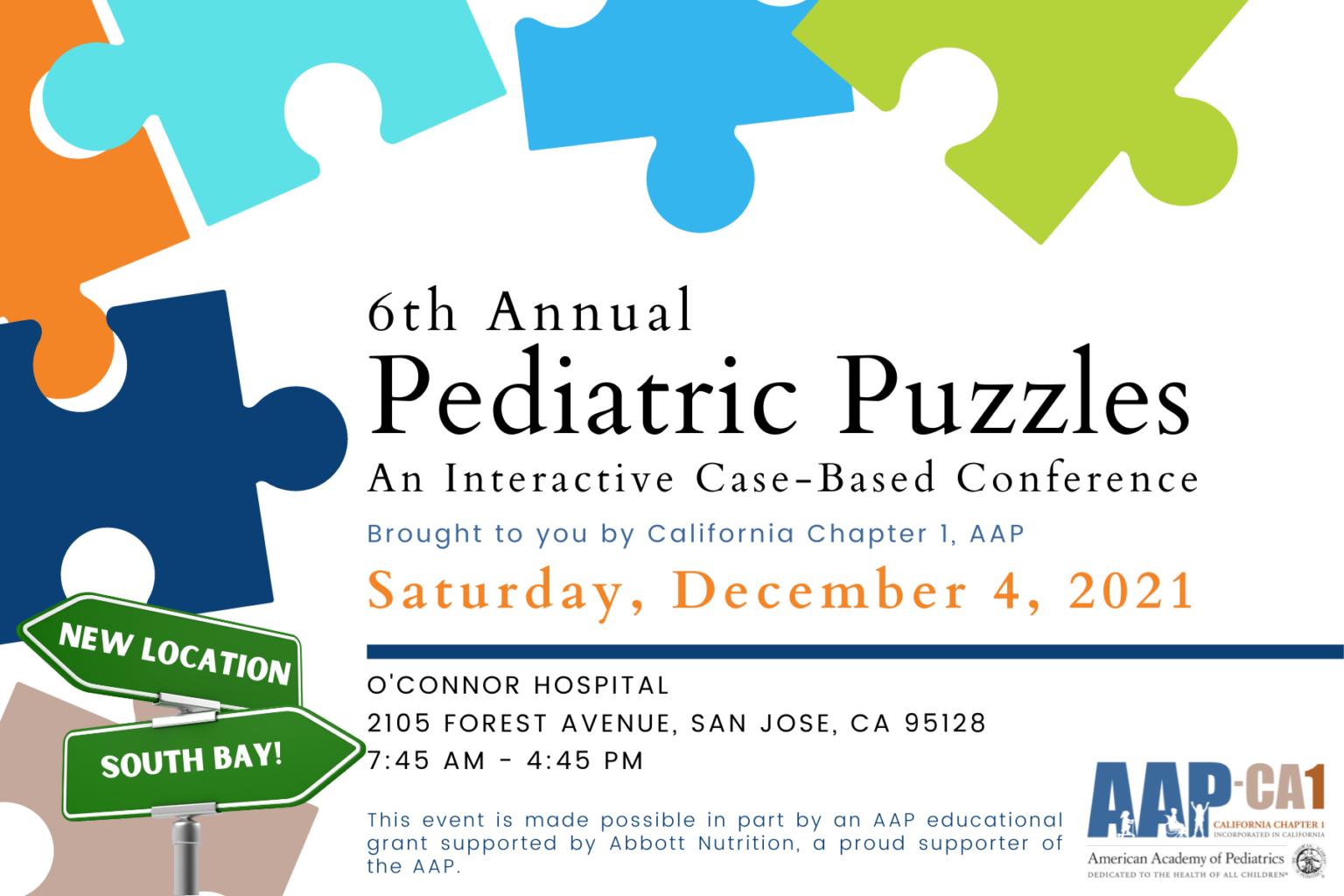 6th Annual Pediatric Puzzles CME Conference American Academy of