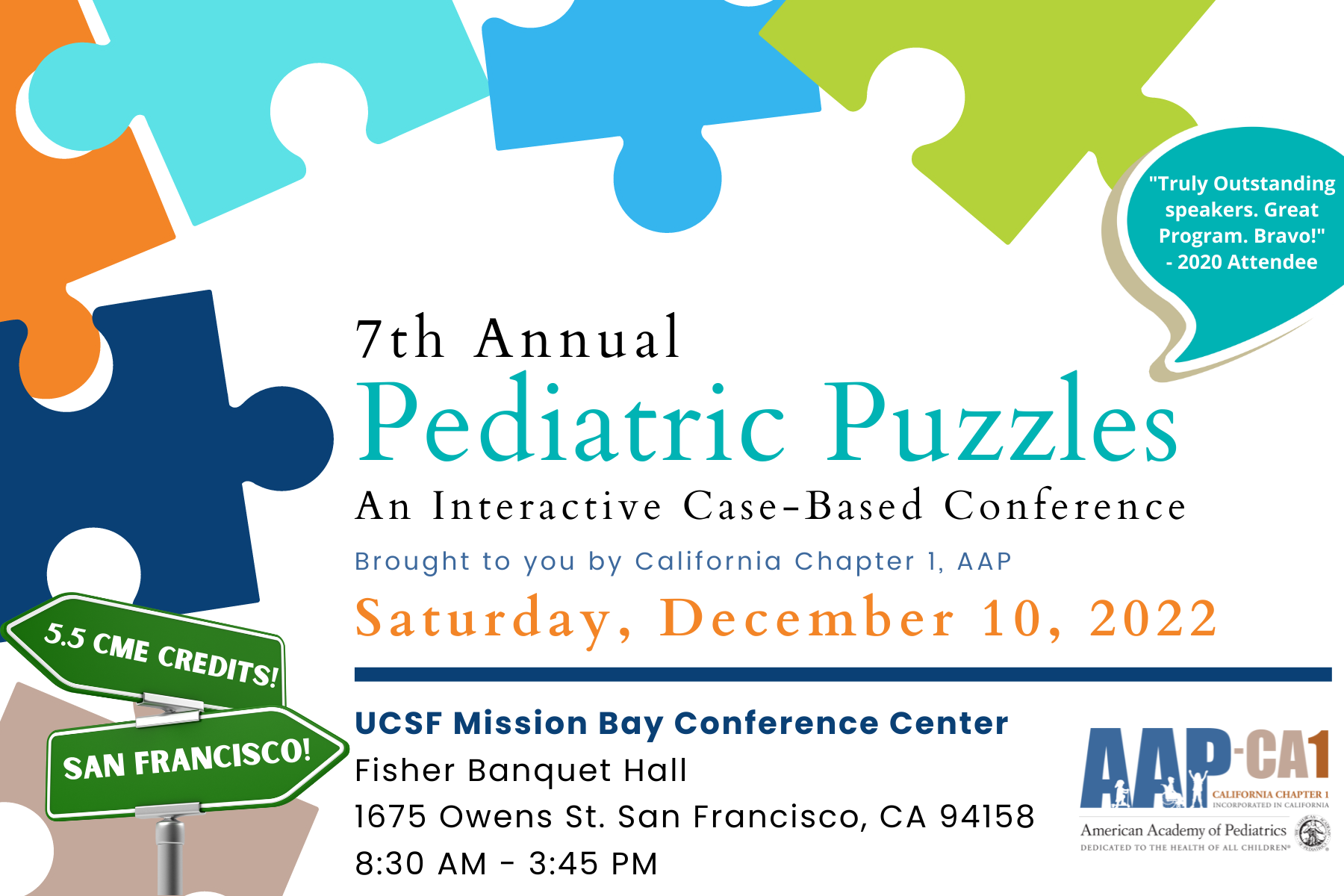 7th Annual Pediatric Puzzles Cme Conference American Academy Of Pediatrics California Chapter 1 8365